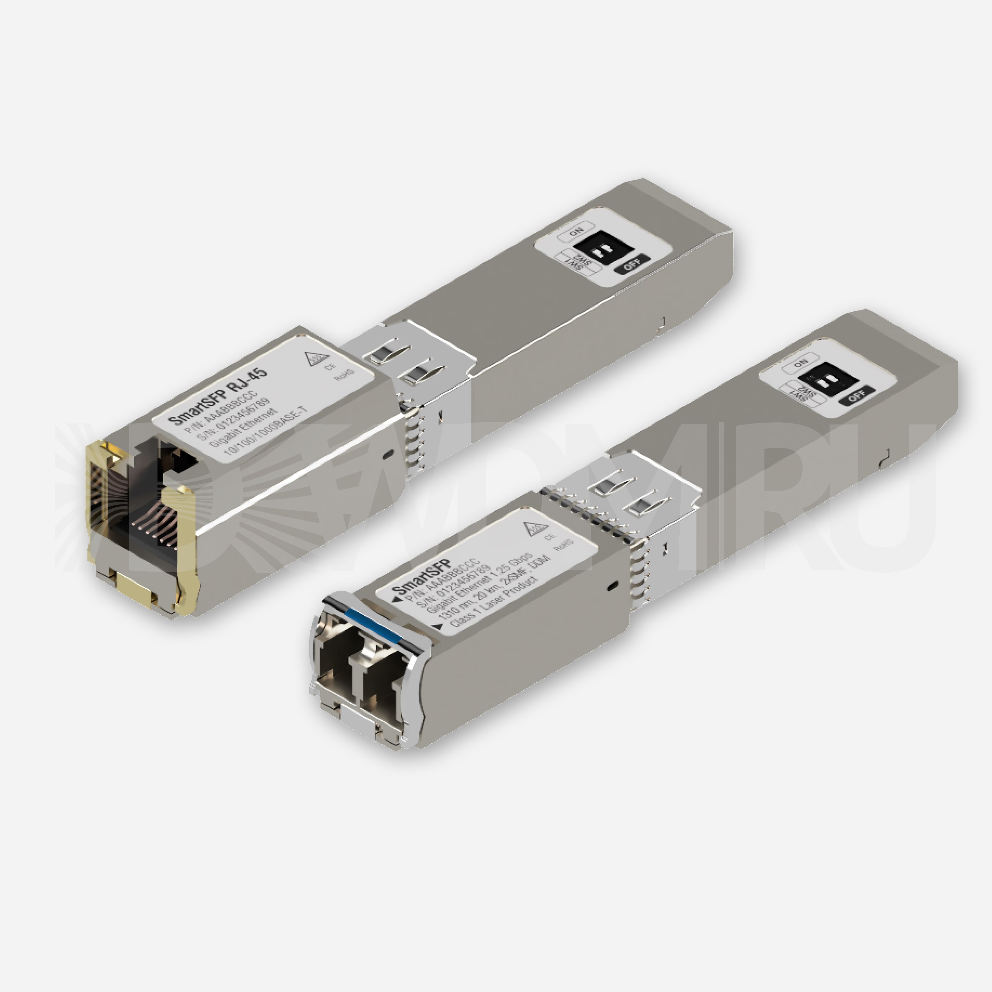 Интеллектуальный (Smart) SFP модуль, Gigabit Ethernet, 1310 нм, 20 км, 2xLC, DDM (M720-SA-FP3)